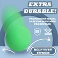 thumbnail image 6 of BESTSKY 2 Pcs Massage Ball,2.36in Massage Ball For Back,Sweatproof Therapy Ball,Green, 6 of 7