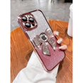 thumbnail image 1 of Glitter Rhinestone Butterfly Knot Anti-fall Phone Case Suitable For iPhone, 1 of 4