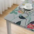 thumbnail image 4 of HAOXIT Spring Summer Tablecloth Rectangle ,Pink Daisy Floral Spill Proof Fabric Table Cloth, Stain Resistant Polyester Table Cover for Outdoor Picnic Dinning 40*40, 4 of 7