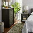 Mainstays Hillside Nightstand with Drawer, Espresso Finish