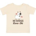 thumbnail image 3 of Inktastic Nonnie Loves Me Grandchild Dog Boys or Girls Baby T-Shirt, 3 of 5