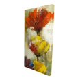 thumbnail image 1 of Fleurs Orange et Jaunes - Toile 24"x48 Pouces - Impression à la Demande, 1 of 5