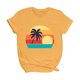 thumbnail image 4 of Blusa informal de manga corta con cuello redondo y estampado de verano a la moda para mujer Pompotops  hfajkhk135482, 4 of 4