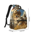 thumbnail image 2 of Goofa Farm Corgi German Shepherd Pattern Comfortable Student Backpack - Ergonomic Design, Durable, Water-Resistant, Multi-Compartment,Travel, and Outdoor Activities, 2 of 5