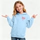thumbnail image 5 of Cowsor Girls hoodies Bow Graphic Long Sleeve Hooded Sweatshirt Cute Pullover Tops, 5 of 6