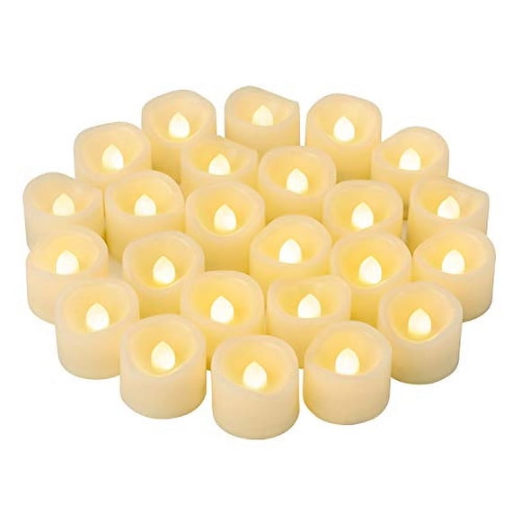 Velas LED Candle IDEA parpadeantes sin llama PAQUETE de 24