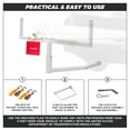 thumbnail image 6 of Mockins 2-in-1 Design 750 lbs. Capacity Pickup Truck Bed Extender & Ratchet Straps | Bed Extension Can Be Used to Transport Lumber / Ladder / Canoe / Metal Rods & Pipes, 6 of 8