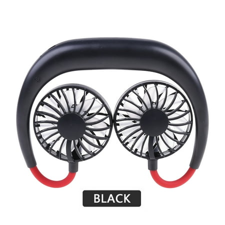 

3 Speeds Portable Neck Fan Hands Free Bladeless Hanging Sport Fan Wearable 360° Rotatable Personal Fan for Summer