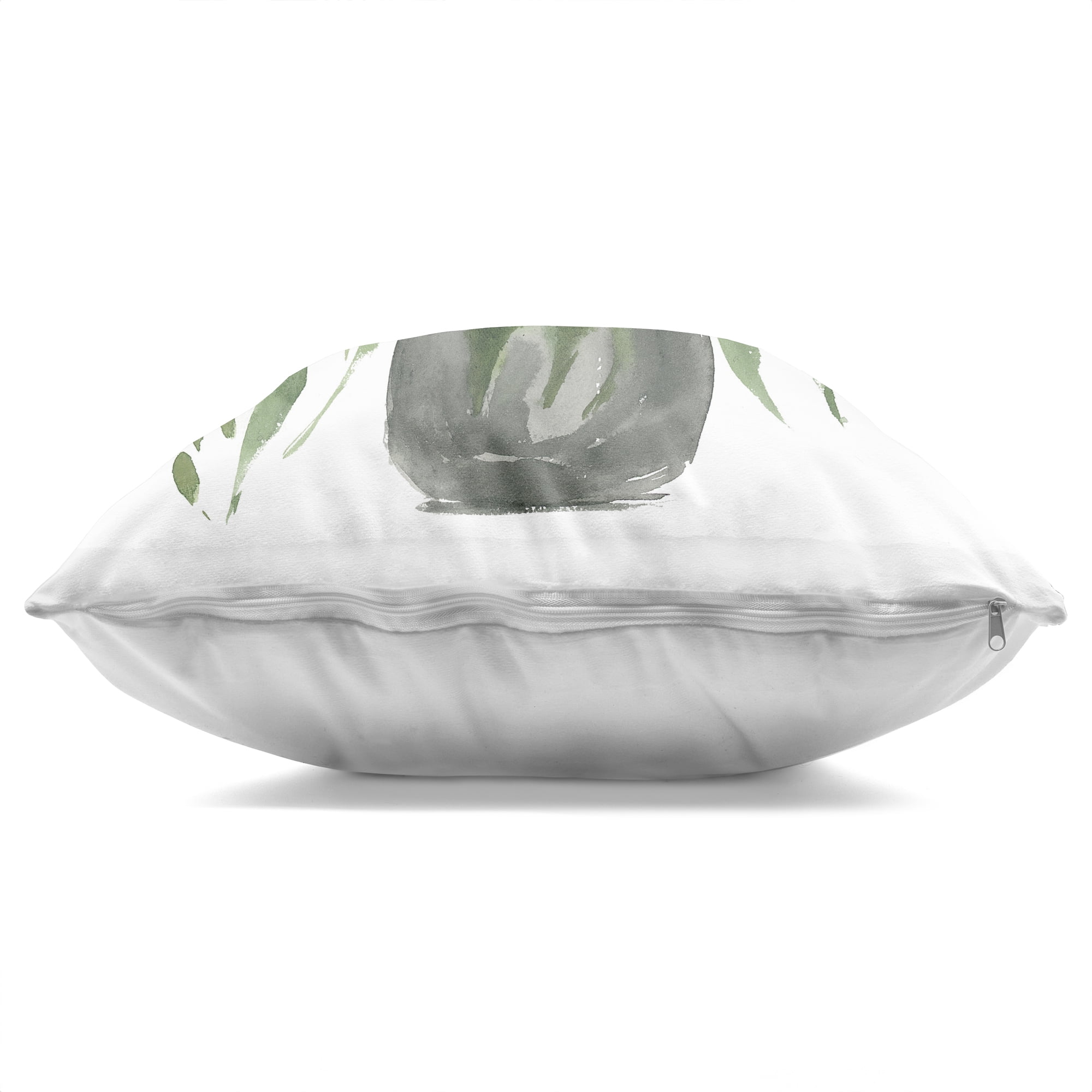 Stupell Industries White Anemone Flower Vase Decorative Printed Throw Pillow, design by Lucille Price
