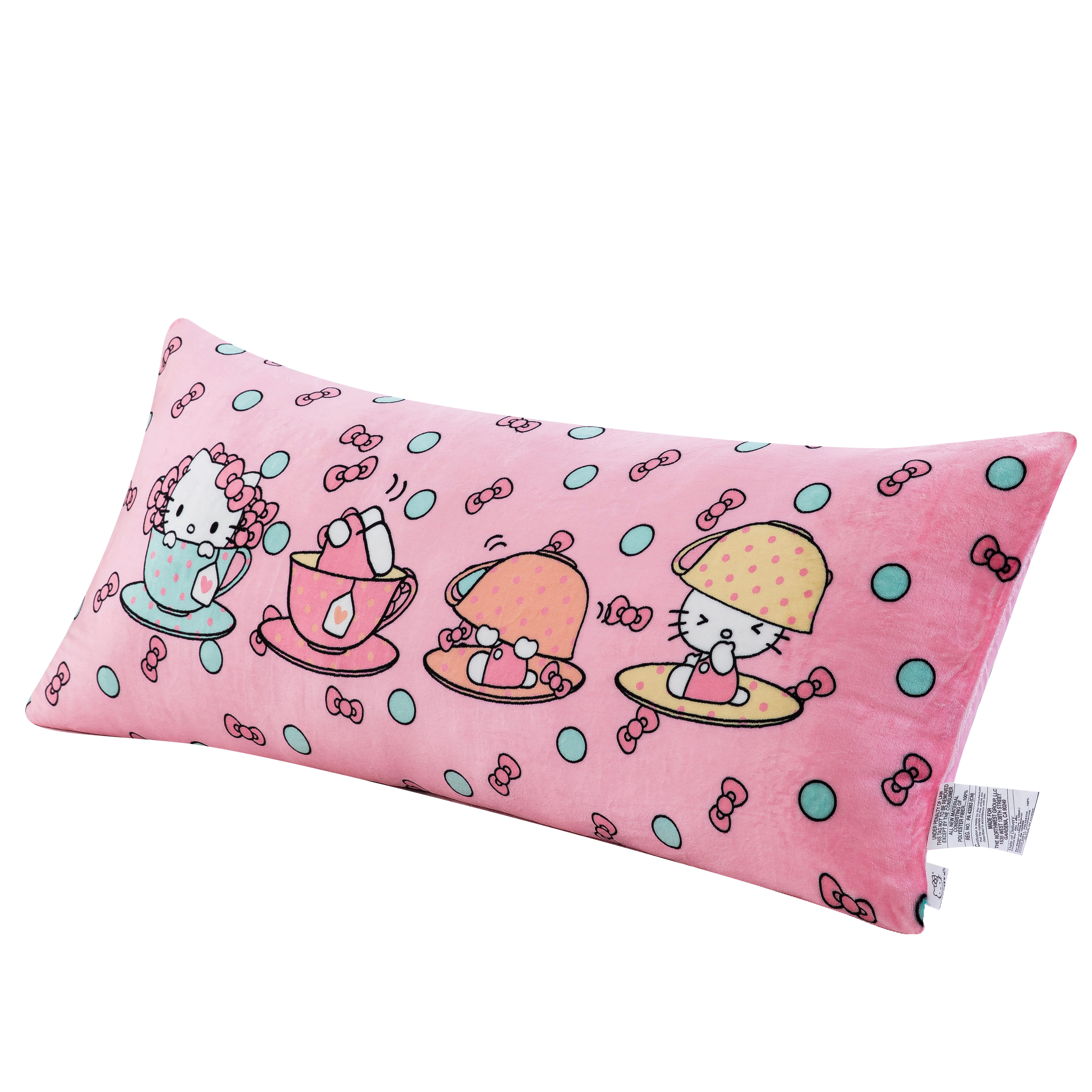 Hello Kitty Tea With Kitty 20x48 Body Pillow