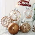 thumbnail image 2 of Juego de adornos de bolas de Navidad BSTDECOR, 20 quilates, transparentes, 8 cm, irrompibles, 2 of 5