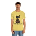 thumbnail image 4 of DJ Doberman Musician Dog Funny Unisex Jersey Short Sleeve Tee, 4 of 10