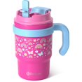 thumbnail image 1 of Vaso aislante para niños Fimibuke 470 ml con mango y pajita 18/8 SS, 1 of 8
