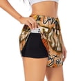 thumbnail image 1 of Balery I Love Fall Most Of All Pantalones cortos deportivos para mujer con forro y dos bolsillos, elásticos, para entrenamiento, gimnasio, yoga-XX-Large, 1 of 7