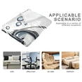 thumbnail image 4 of Qxltty Cartoon White Labrador Soft Cozy Fluffy Blankets for Couch Sofa Chair Bed Camping Picnic Travel Lightweight Bed 50×60inch, 4 of 7