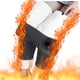 thumbnail image 2 of Gibobby Pantimedias Cómodas y Cálidas Leggings de lana de gruesos de terciopelo para mujer, pantalones cálidos de cintura alta estampados para otoño e invierno（Gris， M), 2 of 4