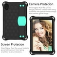 thumbnail image 2 of Dteck Samsung Galaxy Tab A 8.4 inch 2020 Model SM-T307, One-Piece Heavy Duty Shockproof Kickstand Case with Removable Shoulder Strap/Flexible Handle Strap, Black/Mint, 2 of 6