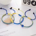 thumbnail image 2 of Ukraine National Flag Bracelet Handmade Blue Yellow Braided Rope Charm Bracelets Wristband Women Men Friendship Jewelry Useful Design Kuyhfg Bienvenido a Kuyhfg, 2 of 5