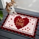 thumbnail image 4 of Valentines's Day Heart-shaped Entrance Mat Romantic Welcome Doormat Non-slipss Rug Suitable For Bathroom And Home Front Door Decoration 23.6x15.7 Inches, 4 of 6