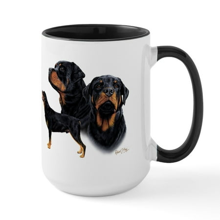 

CafePress - Rottweiler Large Mug - 15 oz Ceramic Large Mug