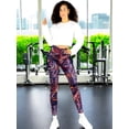 thumbnail image 4 of Set De 2 Leggings Unitalla Casual o Deportivos Acampanados De Cintura Alta De Mujer En Color Sólido, 4 of 5