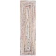thumbnail image 3 of Safavieh Braided Collection BRD210B Handmade Boho Reversible Cotton Runner, 2'3" x 10' , Ivory / Multi, 3 of 4