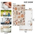 thumbnail image 6 of Yayeee 100% Cotton Hand Towels for Bathroom 16" x 28" Soft Absorbent Kitchen Towel, Fall Acorns Pattern, 6 of 7