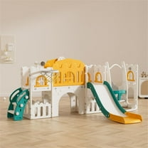 Maklaine 10 in 1 Toddler Kids Slide Swing Outdoor and Indoor Play set