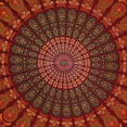 thumbnail image 3 of Tapiz mandala con diseño de pavo real de Bless International para colgar en la pared, 215 x 230 cm, 3 of 8