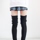 thumbnail image 4 of Jumpingount Calentadores de piernas de punto para mujer, accesorios de otoño acogedores y elegantes, 2 uds. Medias, 4 of 6