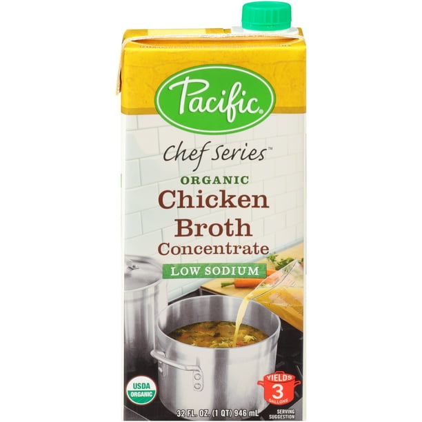 Pacific Foods, Pacific Organic Low Sodium Chicken Broth Concentrate 32