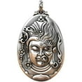 thumbnail image 6 of Buddha Demon Pendant Necklace for Men Solid Metal Amulet Vintage Style Hip Hop Jewelry Accessory, 6 of 6