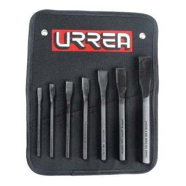 Juego De 7 Cinceles Urrea 86B 1/4 3/4 Pulgadas