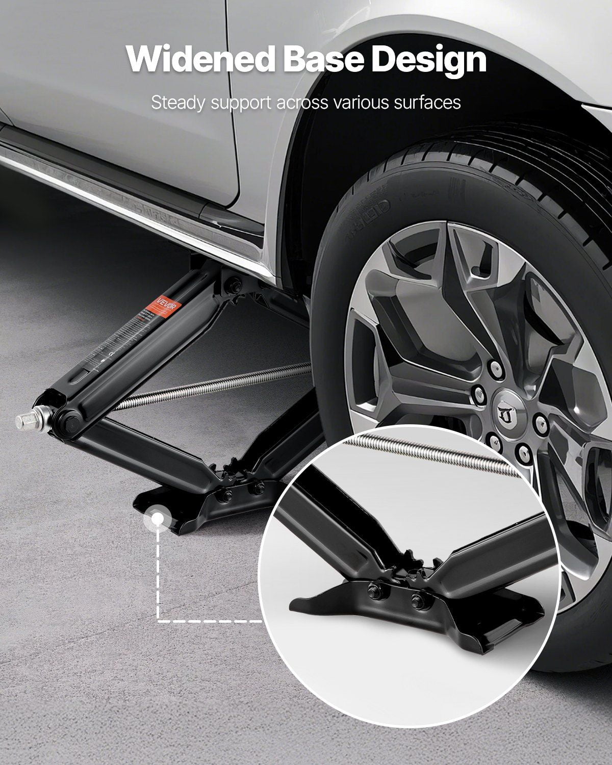 Heavy Duty RV Scissor Jacks Set of 2 - 5000 lbs Capacity 23.4 in Stabilizer Leveling Jack for Camper