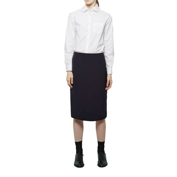 Charles Anastase Blue Pencil Skirt S