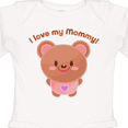 thumbnail image 4 of Inktastic I Love My Mommy- cute baby bear Boys or Girls Long Sleeve Baby Bodysuit, 4 of 5