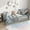 Grey, variant on Sailvan Twin Size Floor Bed with Built-in Book Rack and Door