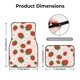 thumbnail image 5 of Balery Strawberry Floral Juego de 4 Alfombrillas para Auto, Revestimientos de Caucho Resistente, Diseño Antideslizante, 5 of 7