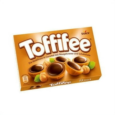 Storck Toffifee Whole Hazelnut in Nougatcream Filled Caramel, 125g/4.4oz Box