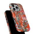 thumbnail image 6 of DesignSkinz Scratch-Resistant Hard Slim Case Compatible with iPhone 13 (Compatible with MagSafe) - Summer Floral Coral v2, 6 of 9