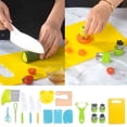 thumbnail image 1 of Iumwxz 13pcs Toddler Knife for Chopping Mini Chef Knife Set for Kids Knives Kitchen Knife Set Plastic Children Cooking Cutter Set Kitchen Utensil Set B Plastic Deals on Household Supplies, 1 of 2