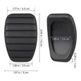 thumbnail image 2 of 5pcs Clutch Pedal Rubber Car Clutch Pedal Auto Pedal Covers Pedal Pad Cover Pedal Cover Car Clutch Pedal Repair Clutch Rubber Pedal Clutch Pedal Pad F, 2 of 4