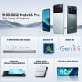 thumbnail image 6 of DOOGEE Note 56 Pro Android 16 Phone,32GB+128GB/2TB Unlock Android Phones,6150mAh Battery Gemimi AI,6.56"HD+90Hz IPS,Dual Camera/Nfc/Otg/Face ID, 6 of 11