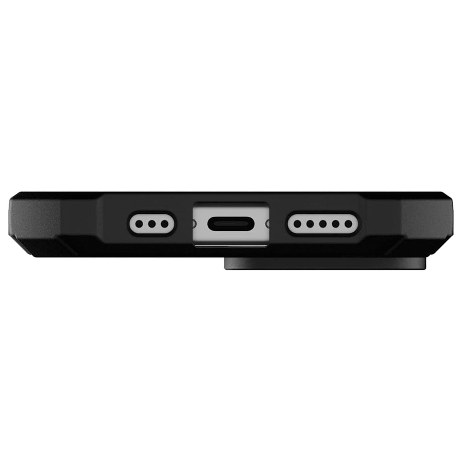 UAG iPhone 15 Case 6.1" Essential Armor Black Built-in Magnet Compatible with MagSafe Charging Rugged Military Grade Dropproof Protective Cover by URBAN ARMOR GEAR