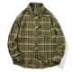 thumbnail image 3 of Camisas s Para Hombre Camisa con capucha a cuadros informal de negocios de primavera y otoño para hombres (AG, XXL), 3 of 5