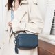 thumbnail image 4 of Bolso para teléfono móvil de mujer bolso informal de piel auténtica con correa ancha y ajustable, 4 of 9