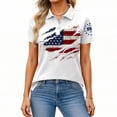thumbnail image 4 of Women's Golf Shirt Moisture Wicking Quick Dry Polo Shirts Golf Outfits Golfer Gifts Ladies Polo Shirts, 4 of 4