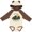 Natural & Brown w Ears, variant on Inktastic My First Camping Trip-camping Hedgehog Boys or Girls Long Sleeve Baby Bodysuit