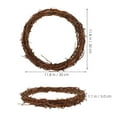 thumbnail image 2 of COOPHYA 1Pack Natural Grapevine Wreath for Christmas Decor Use, 2 of 8