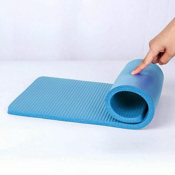 Yoga antideslizante Codo Mat Rodillera Cojín Grueso Ejercicio Pilates Azul shamjiam rodilleras de yoga